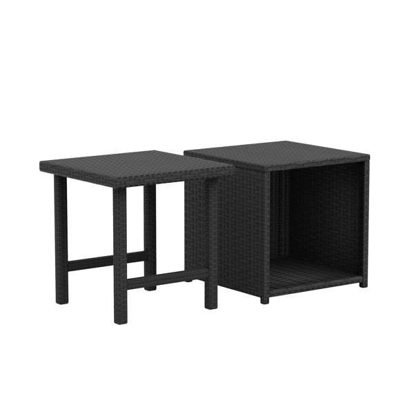 Ebern Designs Victoriah Outdoor Side Table Wayfair